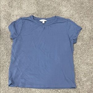 Market & Spruce Short Sleeve Blue Tee